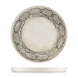 Тарелка с бортом d 25 см h2,3 см Rug By Bone Innovation [6]