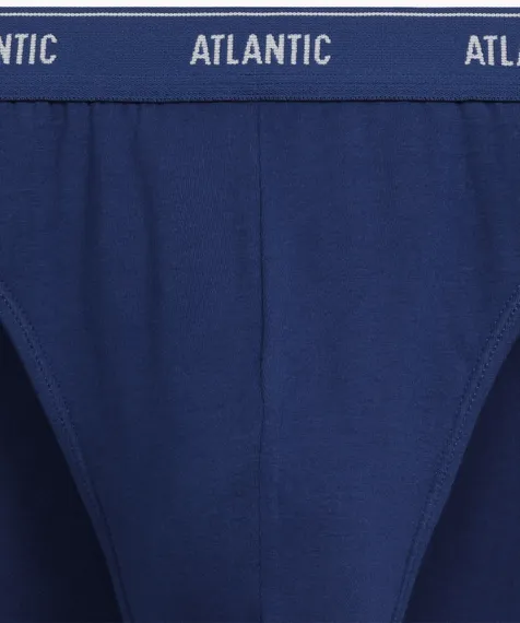 Мужские трусы (2шт) слипы спорт Atlantic 2RMP-094, хлопок, бирюзово-зеленый + темно-голубой