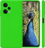 Мягкий Soft Touch чехол из силикона для XIAOMI REDMI NOTE 12 PRO 5G (не PRO PLUS!) с бархатной подкладкой