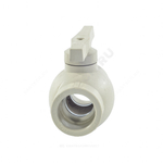 Кран шаровой PP-R серый Дн 20 внутренняя пайка VALFEX 10144020Г