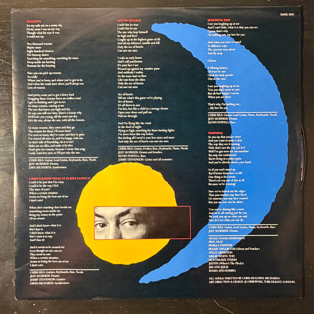 Chris Rea - Wired To The Moon (Голландия 1984г.)
