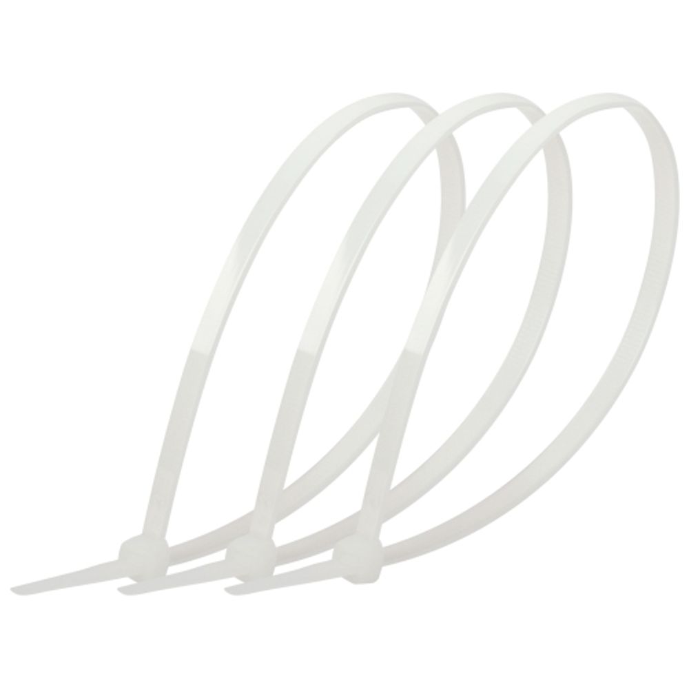 Кабельная стяжка ЭРА NO-225-198 (хомут) нейлоновая 3.6 х 100 мм белая (25 шт/уп) | Кабельные стяжки (хомуты)