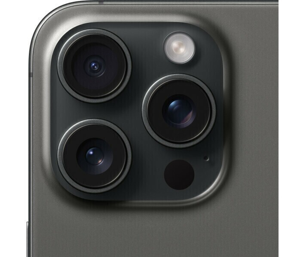Смартфон Apple iPhone 15 Pro Max 256 ГБ, Dual: nano SIM + eSIM, чёрный титан (без RuStore)