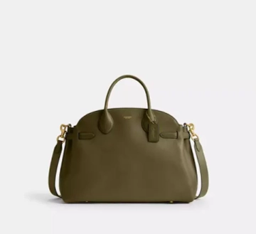 COACH СУМКА SOFT EMPIRE 40, ОЛИВКОВЫЙ