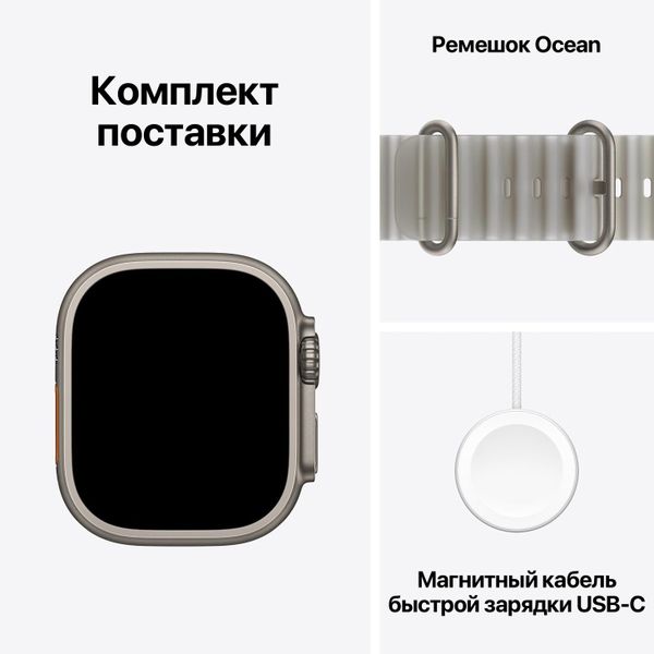 Умные часы Apple Watch Ultra 4 49 мм Natural Titanium Case with Alpine Loop (S) Пустынный | Desert