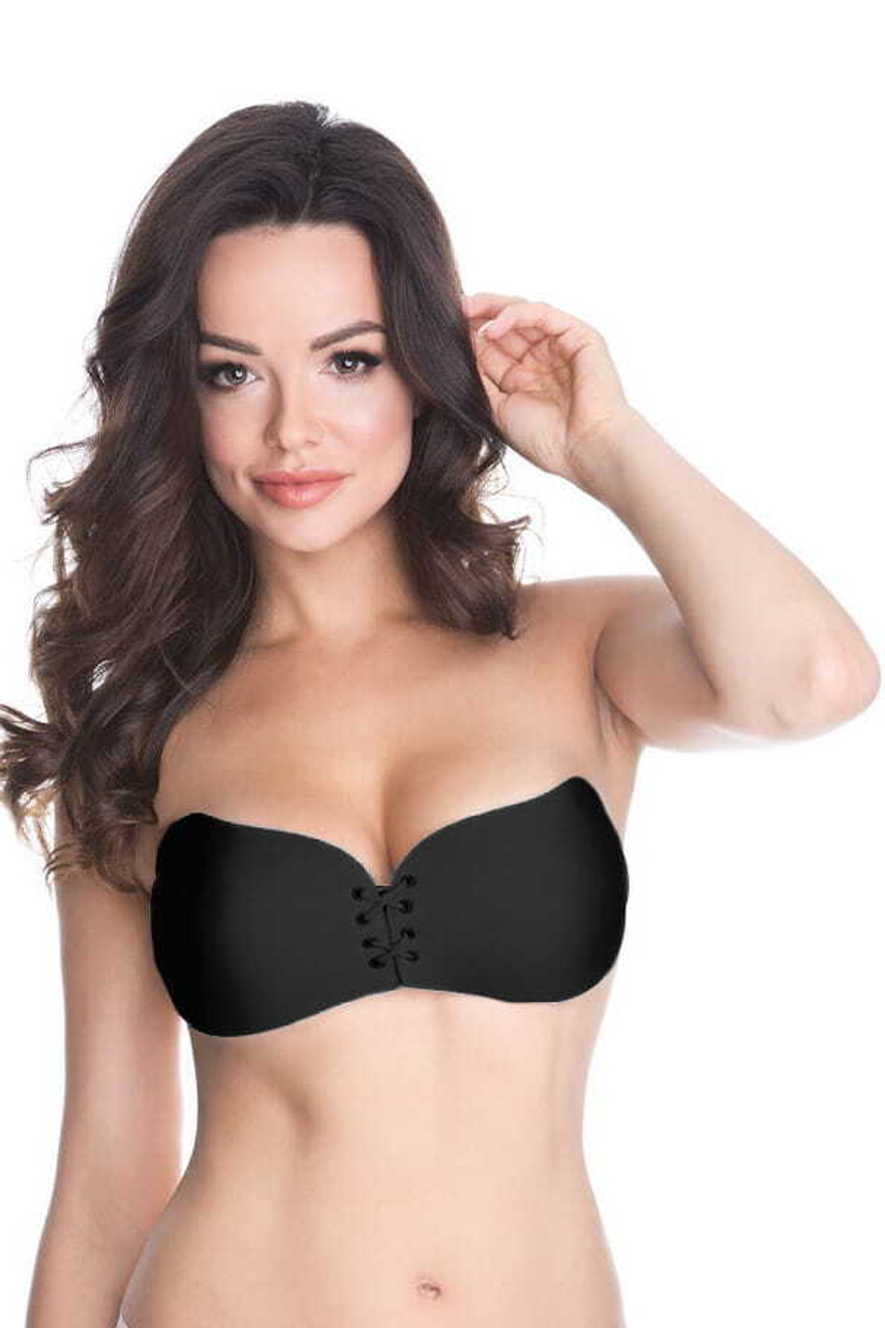 Бюстгальтер из гладкой ткани WOW! Bra (Размер: B) (Цвет: черный)