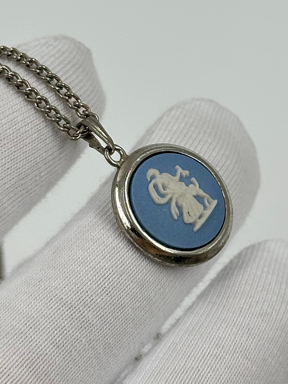 Кулон Wedgwood голубой