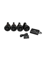 Комплект акустики подвесн. 4 колонки 4" с RGB + усилитель 4*94W