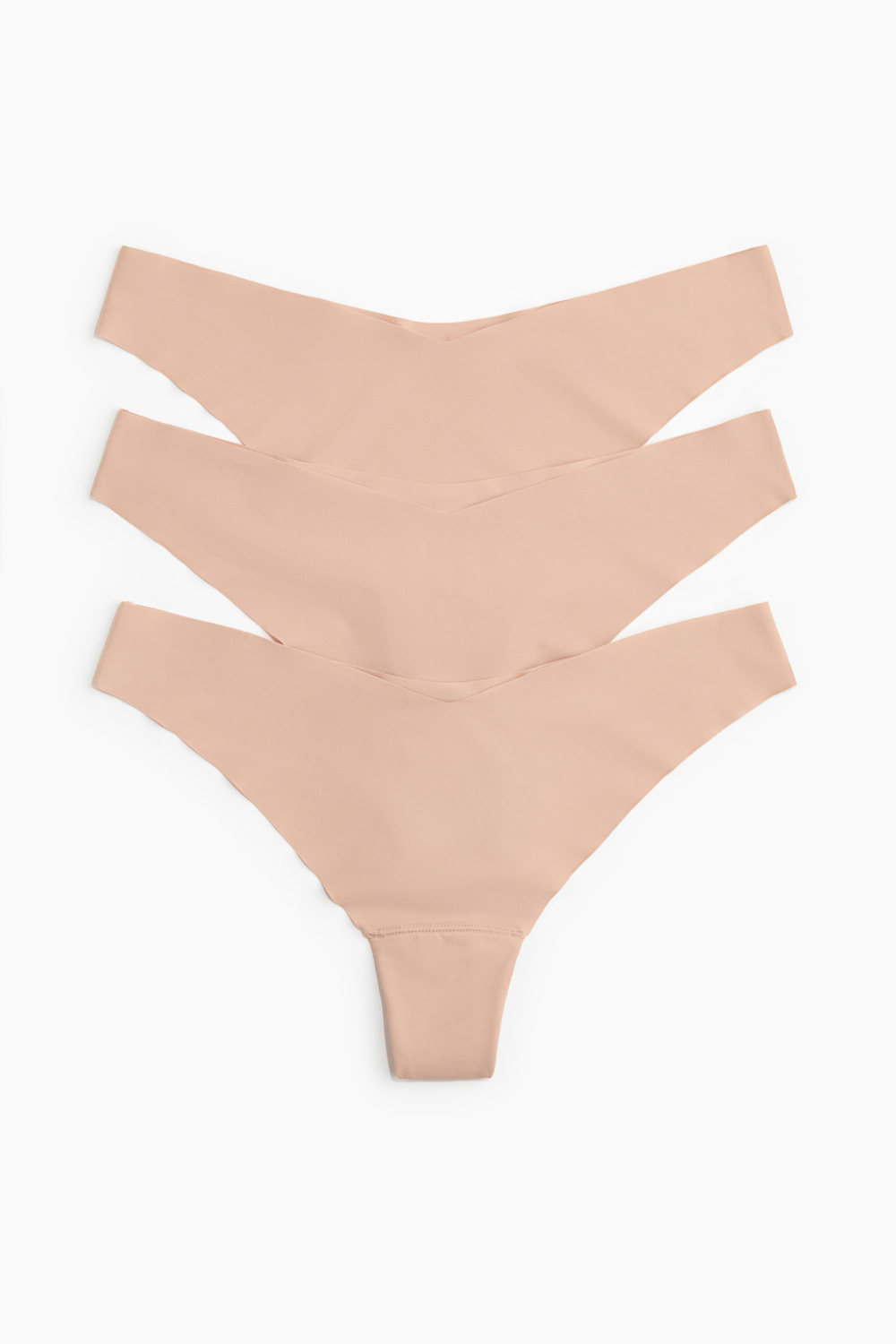 Бесшовные трусы-стринги, 3 шт. - H&M