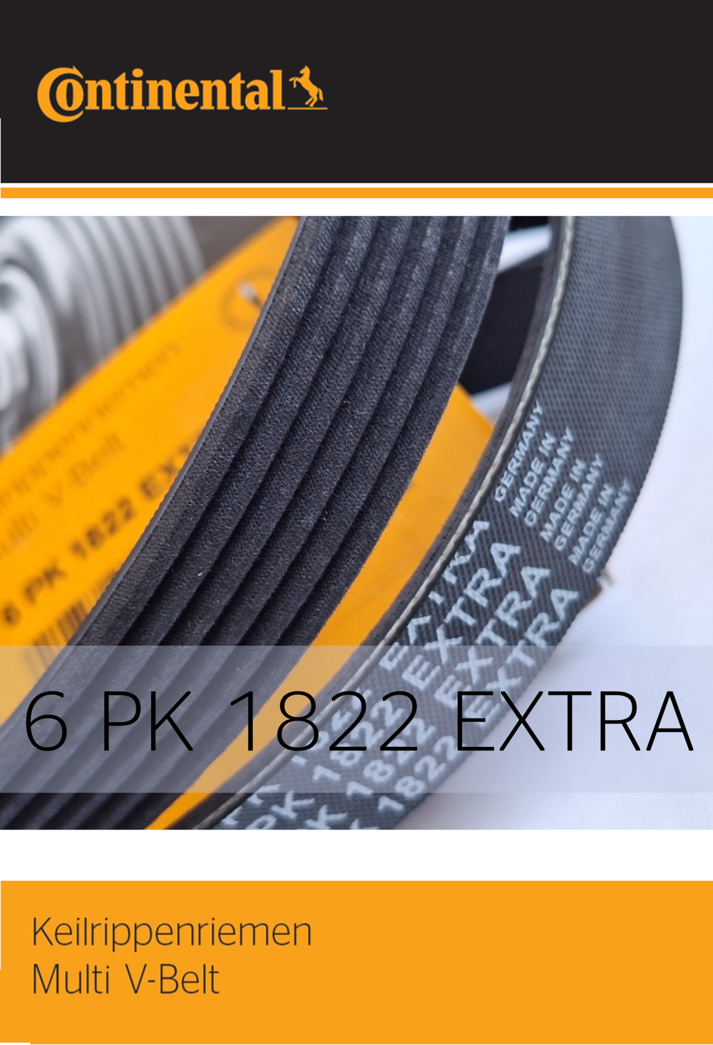 Ремень поликлиновый Continental 6PK1822EXTRA