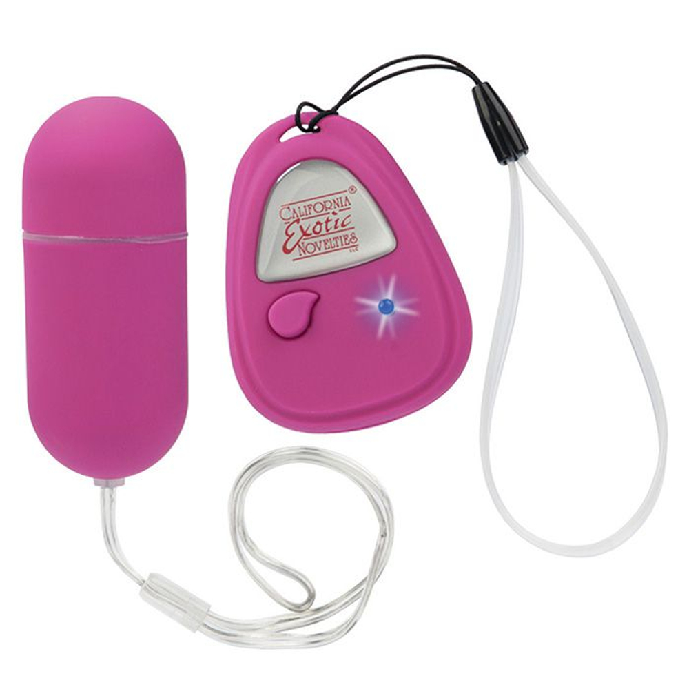 Розовый трехскоростной стимулятор Remote Egg (Цвет: розовый)