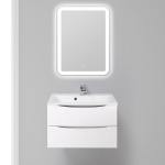 Тумба под раковину BelBagno Marino 75 MARINO-750-2C-SO-BL-P подвесная Bianco Lucido