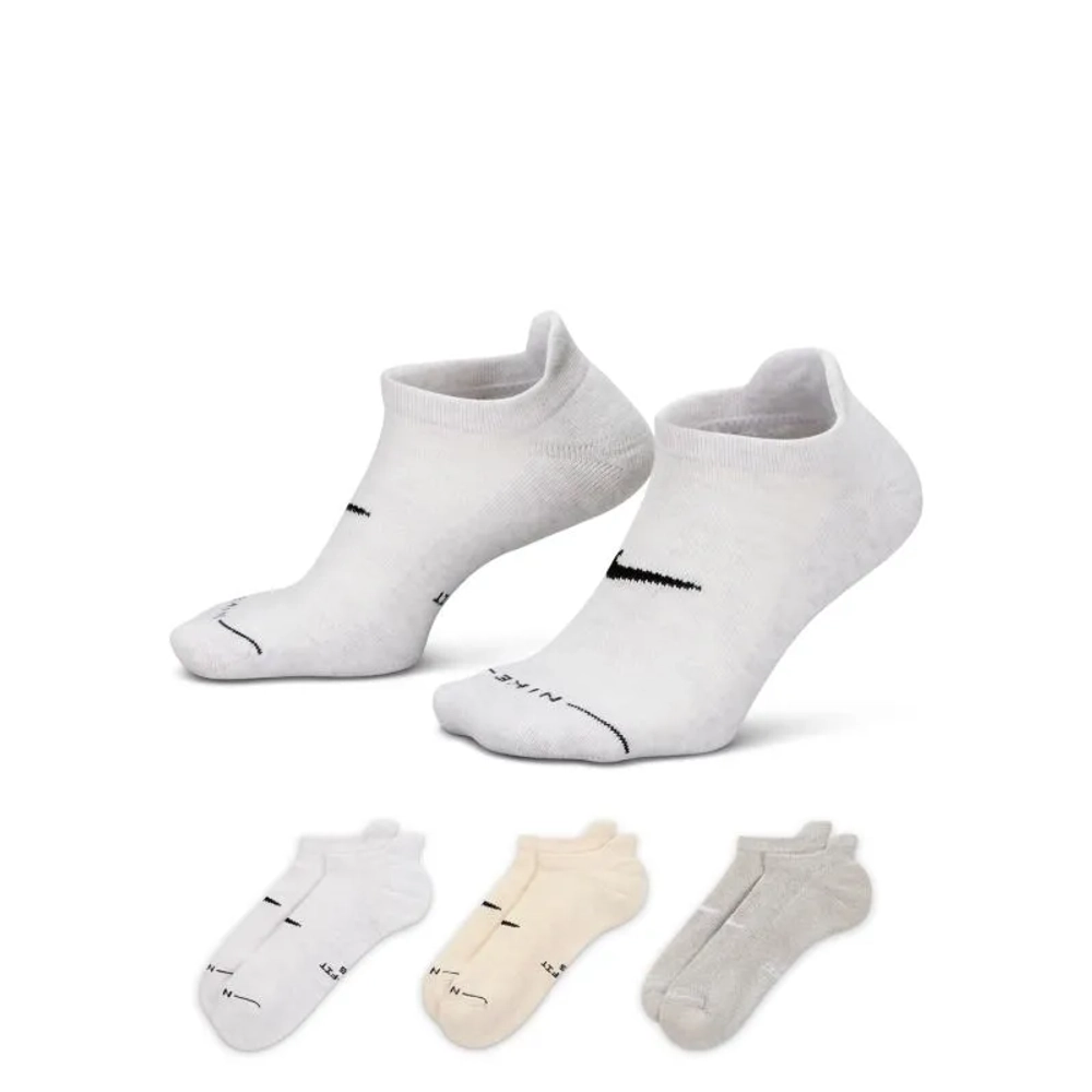 Теннисные носки Nike Everyday Elevated No-Show 3P - multicolor