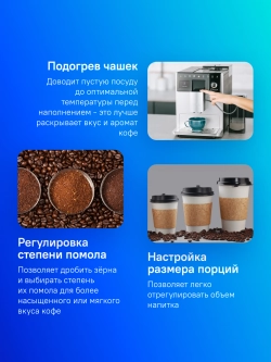 Кофемашина Melitta F630-111 1400Вт серебристый