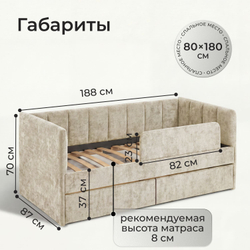 Кровать детская Полина