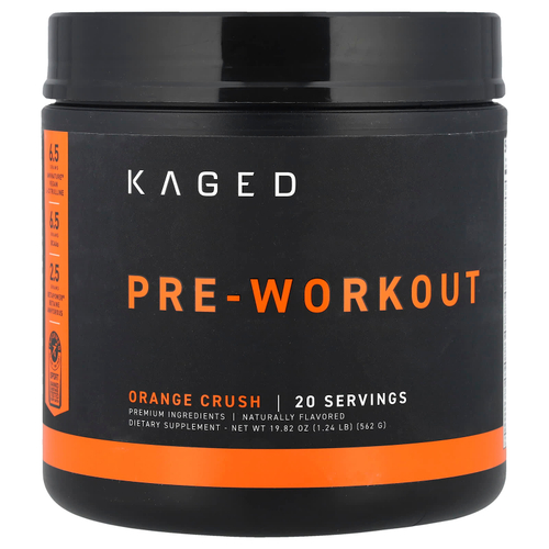 Kaged, Перед тренировкой, Orange Crush, 562 г (1,24 фунта)