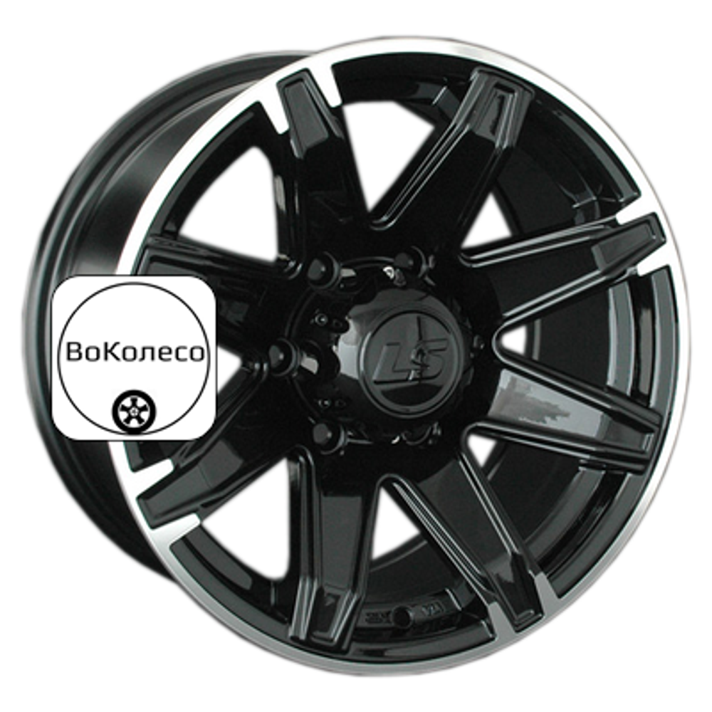 8x16/6x139,7 ET10 D106,1 763 BKL (конус, Колпак+лого) LS