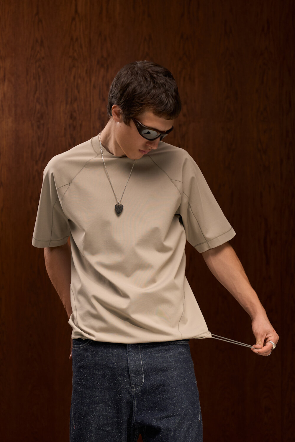 Футболка Blue Monte Casual-Fit T-Shirt "Xishan Green Card"