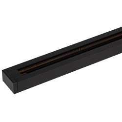 Комплект ЭРА TR-SET-200-1PT-PC BK шинопровод однофазный с профилем для натяжного потолка 2м черный | Однофазный шинопровод и аксессуары