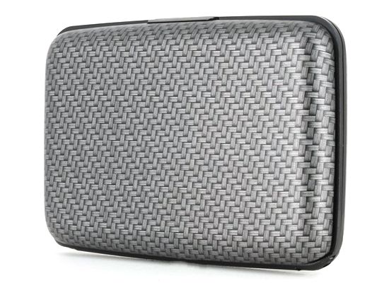 Кошелек алюминиевый Smart Case Черный карбон
