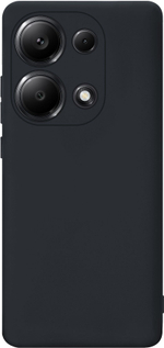 Мягкий Soft Touch чехол из силикона для XIAOMI REDMI NOTE 13 PRO 4G / POCO M6 PRO 4G с бархатной подкладкой
