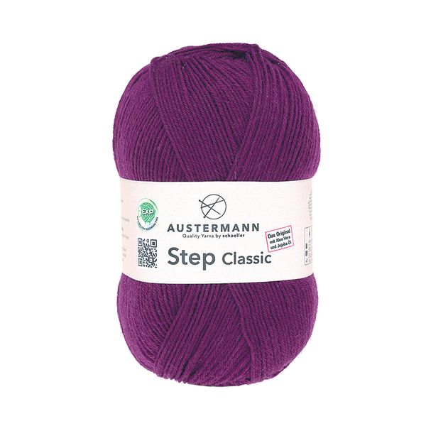 Пряжа Austermann (Аустерманн) Step Classic EXP / уп.5 мот. по 100 г, 420м, №12
