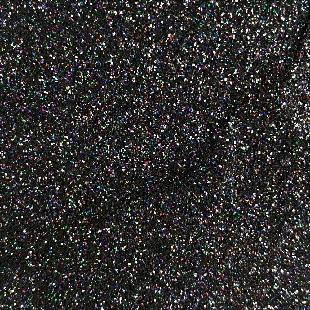 Глиттер мелкий Holographic Black, 25гр