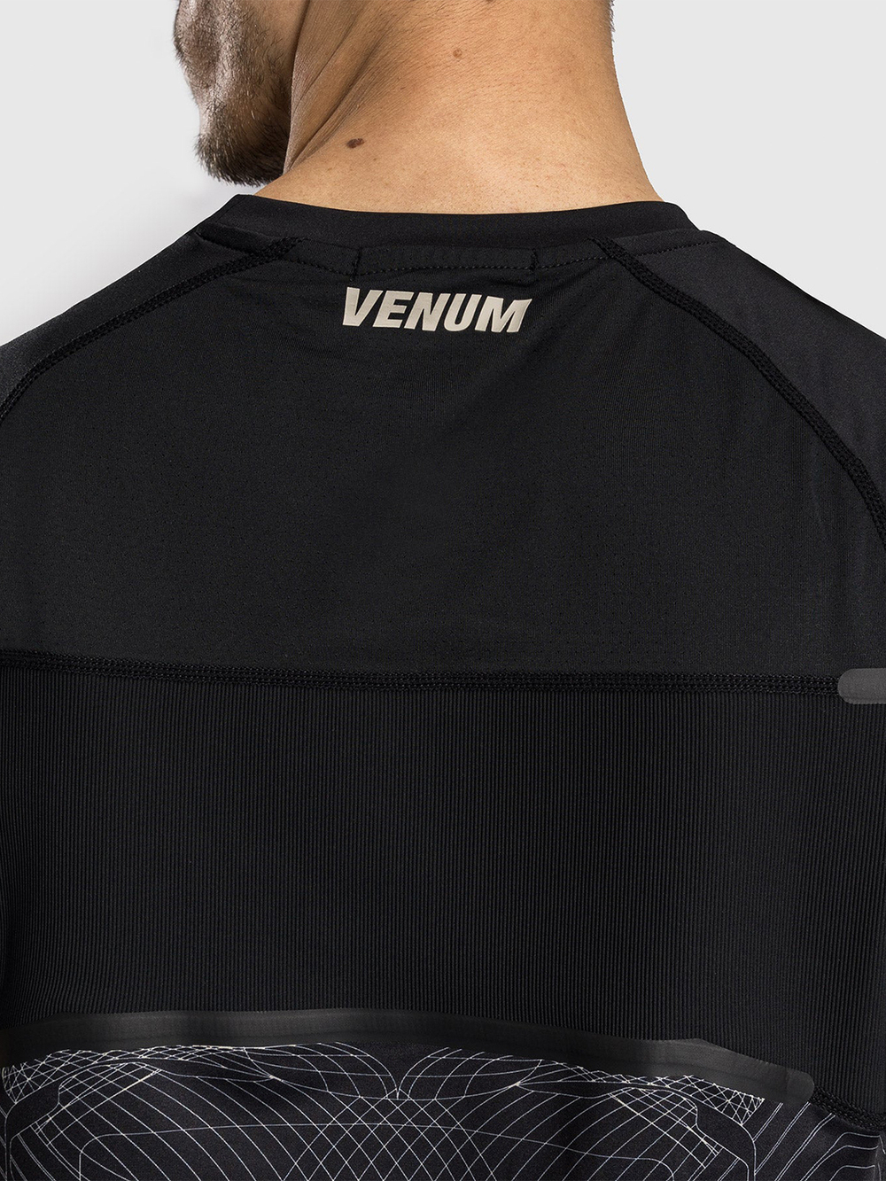 Футболка спортивная Venum G-Fit Air Deep Black/Desert Sand