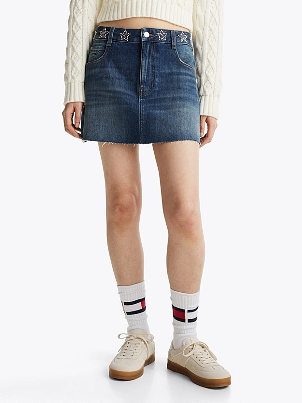 Юбка женская TOMMY JEANS STUDDED DENIM MINI S