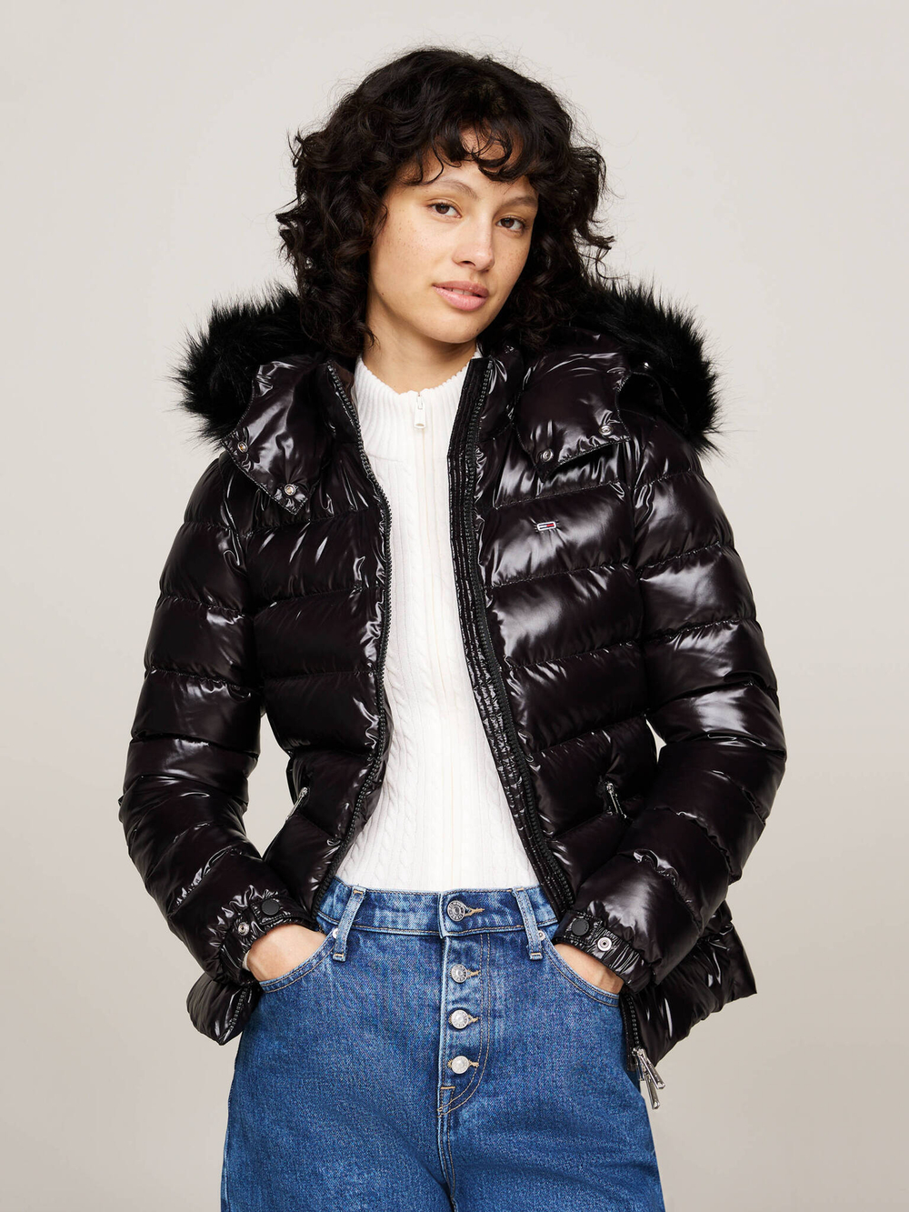 Пуховая куртка TONAL Tommy Jeans - черный(DW0DW19926)