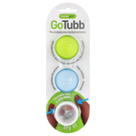 Humangear, GoTubb®, прозрачные, зелёные и синие, 3 шт. в упаковке