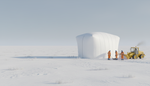 Бескаркасная тент-палатка МногоТентов 5x6x5 м.