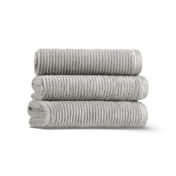 Полотенце 70x140 L'appartement Slim Ribbed fog серое