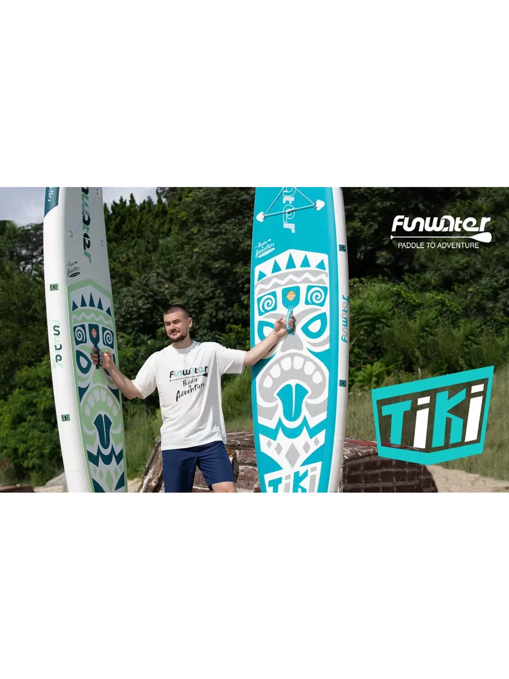 Сапборд надувной сап борд, sup board FunWаtеr Tiki 320 см