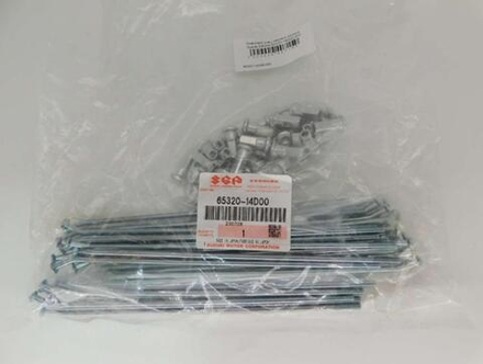 Комплект спиц заднего колеса Suzuki DR250 65320-14D00-000