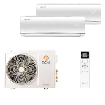 Мультисплит система на 2 комнаты Ultima Comfort UC-ECM09PN x 2 / UC-2FMA18-OUT