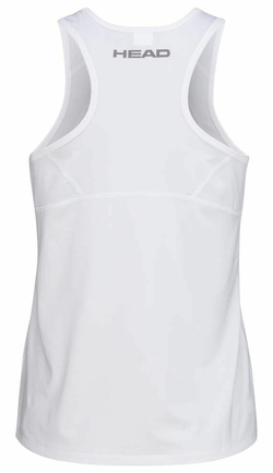 Футболка для девочки теннисная Head Girls Club 22 Tank Top - белый