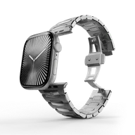 Ремешок для Apple Watch 49/46/45 - ROYAL II Серебристый/Сталь