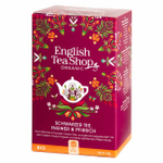 Чёрный цейлонский чай English Tea Shop имбирь и персик, 20 пакетиков, 40 г
