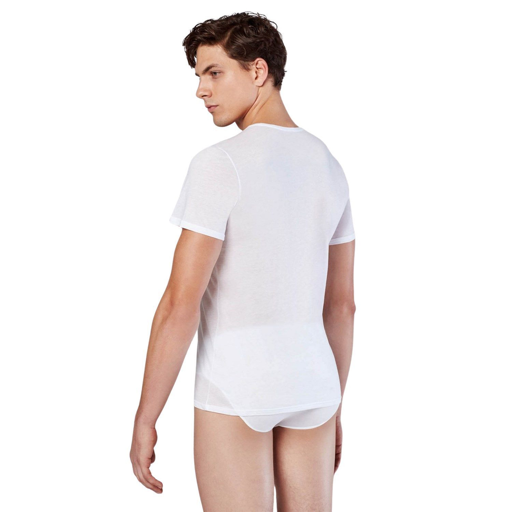 Мужская футболка с V-образным вырезом Doreanse Cotton Premium (Размер: M) (Цвет: темно-синий)