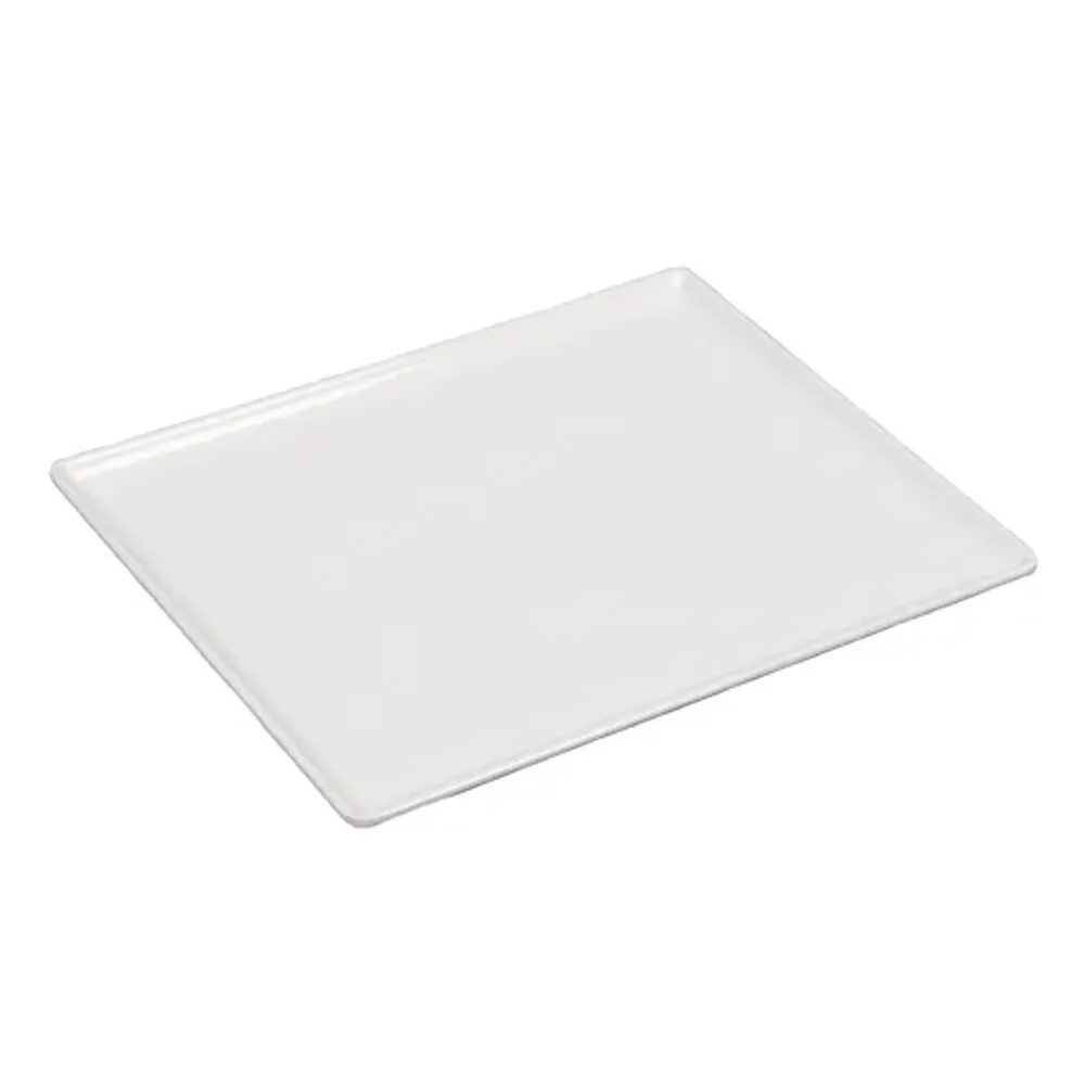 Блюдо 32,5*26,5*1,7 см прямоуг. с бортом White пластик меламин P.L. Proff Cuisine