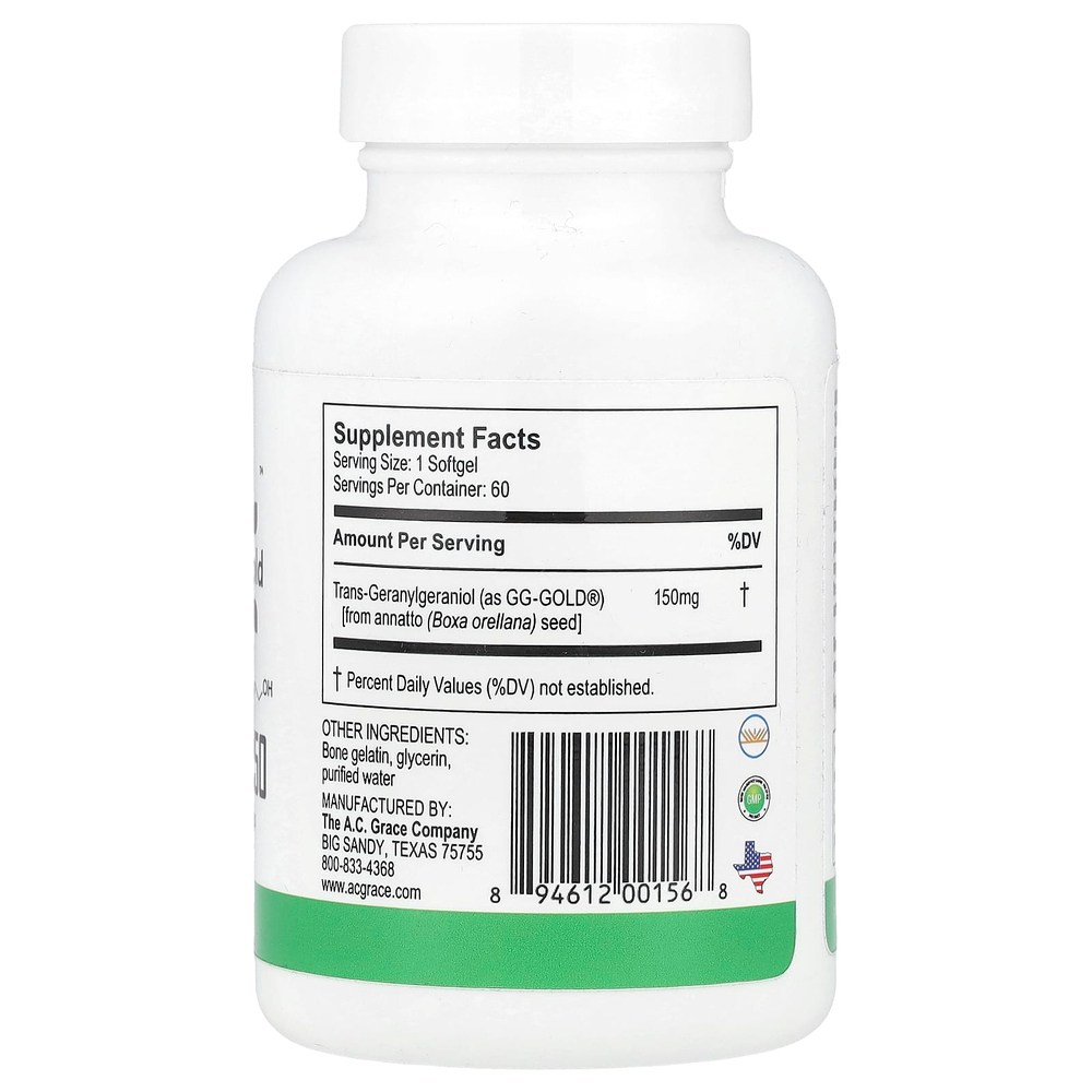 A.C. Grace Company, UNIQUE E-GG 150, 150 мг, 60 капсул, которые легко глотать