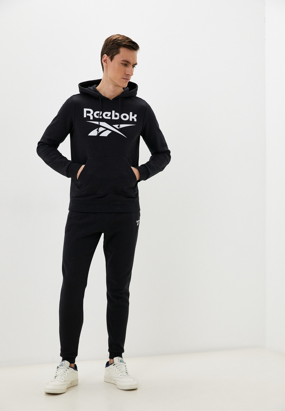 Брюки спортивные мужские REEBOK RI FT LEFT LEG JOGGER