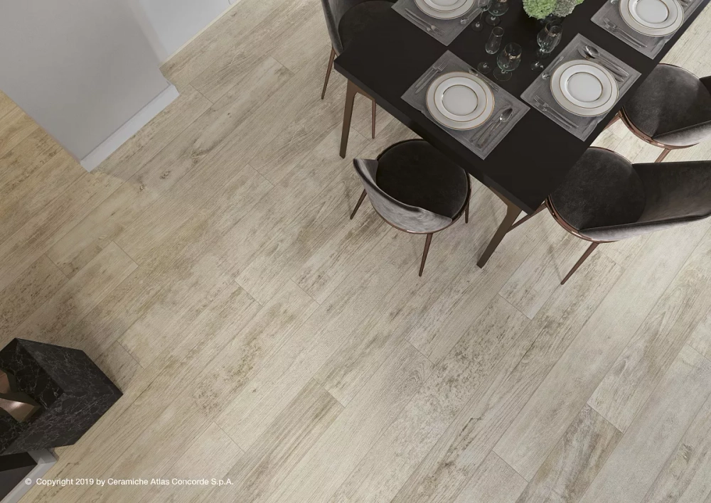 Плитка Айконик Вайт 20x160 Рет (1,280 кв.м.) PS-00005540