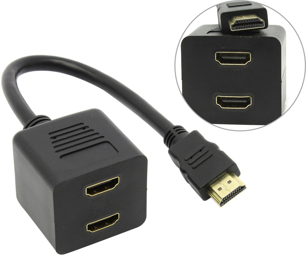 Espada <EHDMIM2xHDMIF25> кабель-адаптер HDMI  19M  -> 2xHDMI 19F