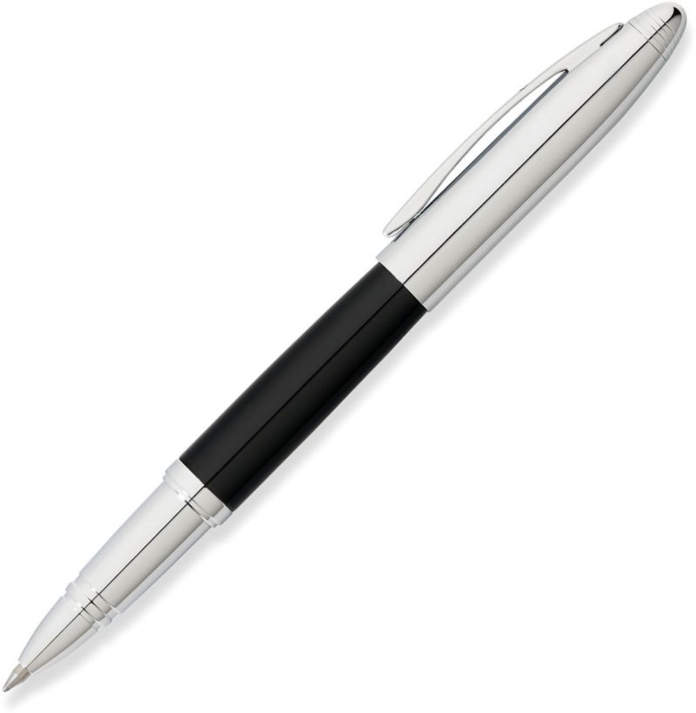 Роллер Franklin Covey Lexington Black/Chrome в футляре (FC0015-1)