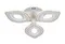Люстра потолочная светодиодная Rilon 2356/3 WHITE, 78 Вт, белая