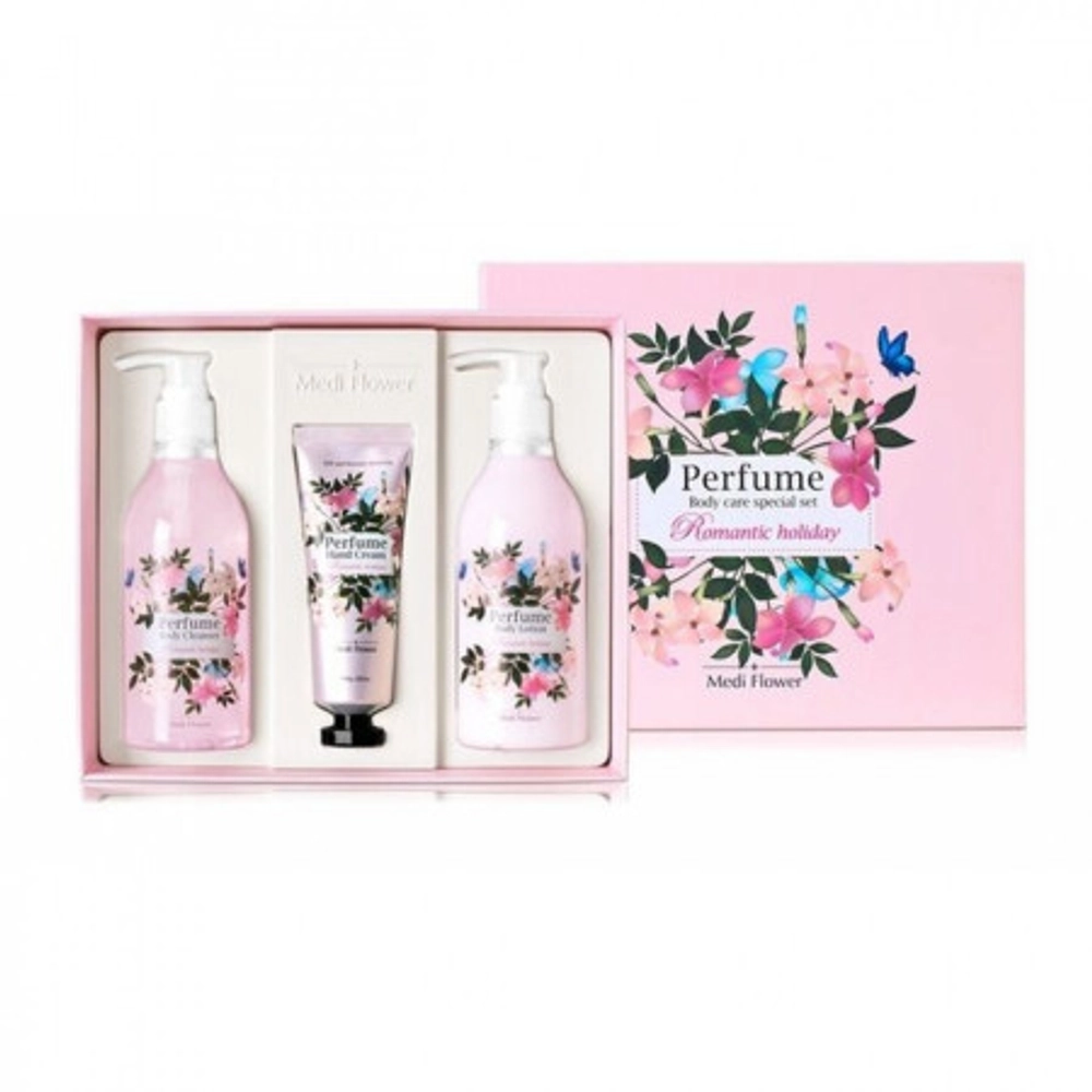 Набор для ухода за телом c цветочным ароматом MEDI FLOWER Body Care Special Set Romantic Holiday
