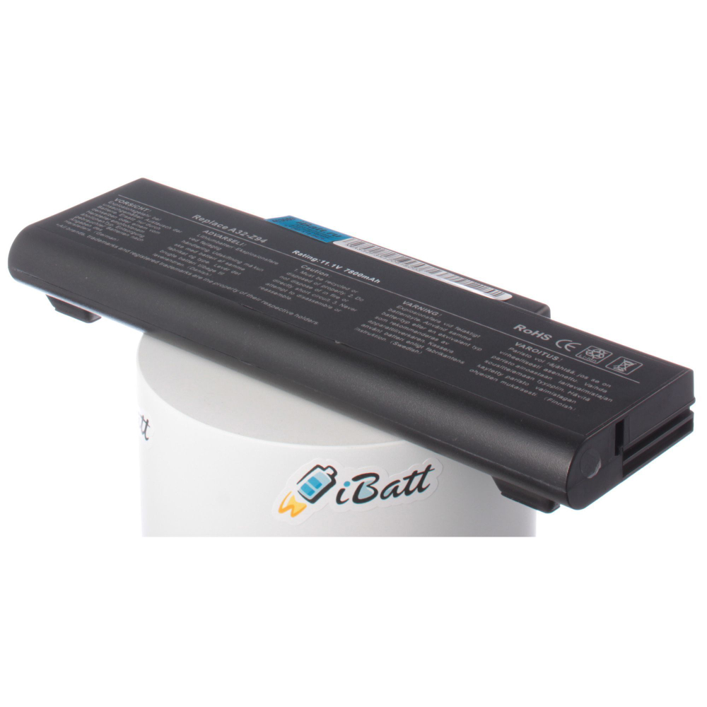 Аккумулятор iBatt 7800mAh, для M51 F3J F3S A9Rp F7Z M51T Z53S F3T M51V M51S F3SR F3L F7B M51Tr A9T F3JR F3Jc F3Se M51Vr Z53 F3Sv M51Kr F3Sa F3KE F3F F7Se F3Ja M51Ta M51Sr F3KA X56V F2J