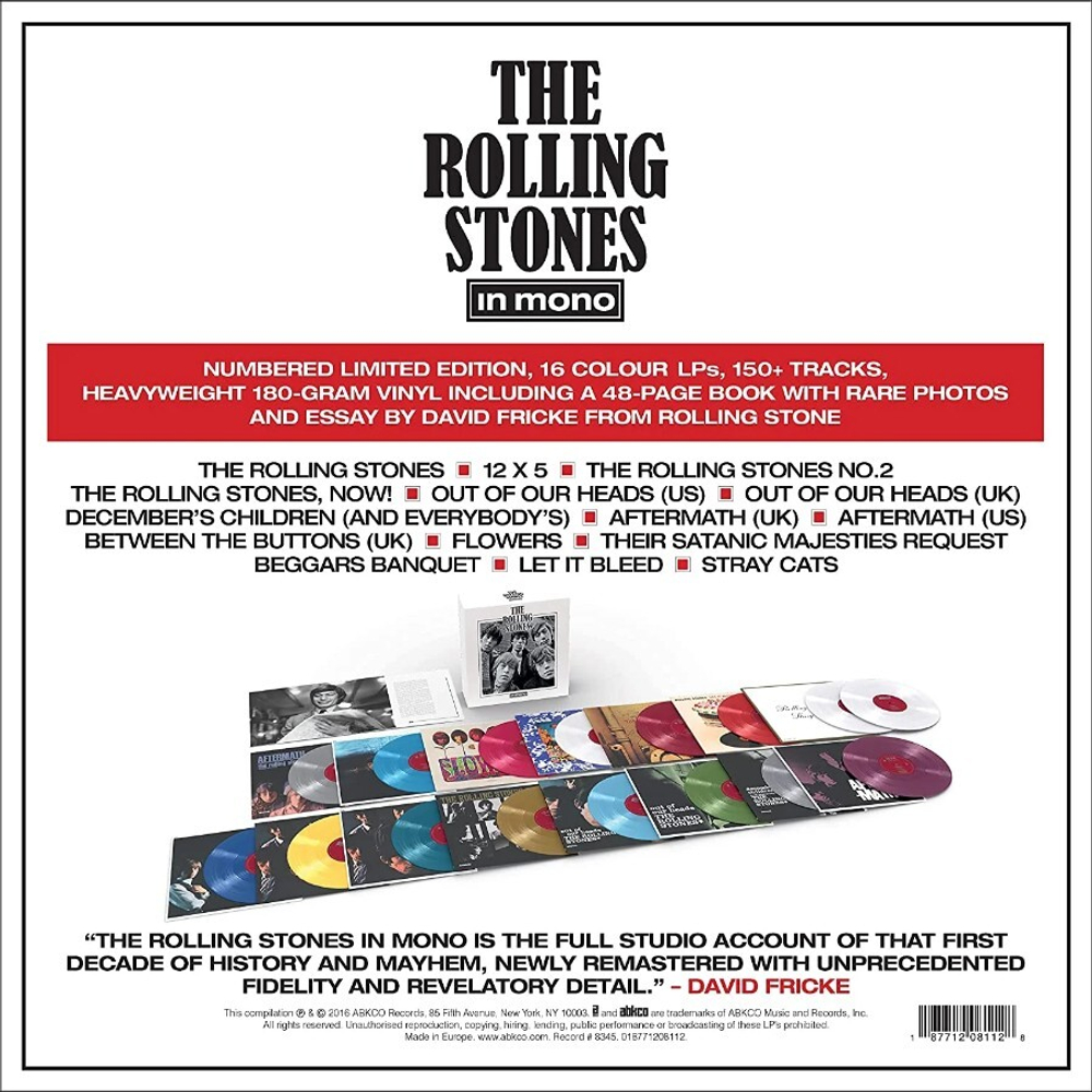 The Rolling Stones / The Rolling Stones In Mono (Colored Vinyl)(16LP)